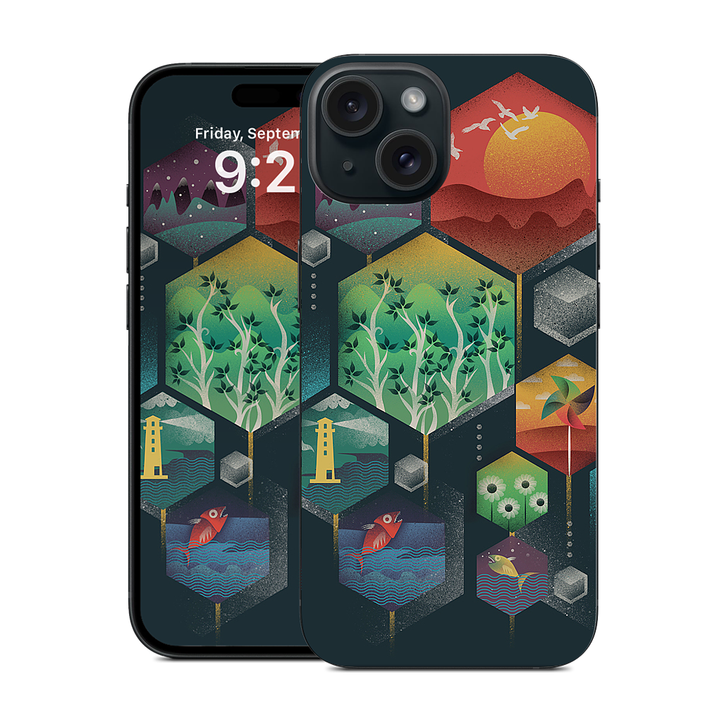 Geometrical Wonders iPhone Skin