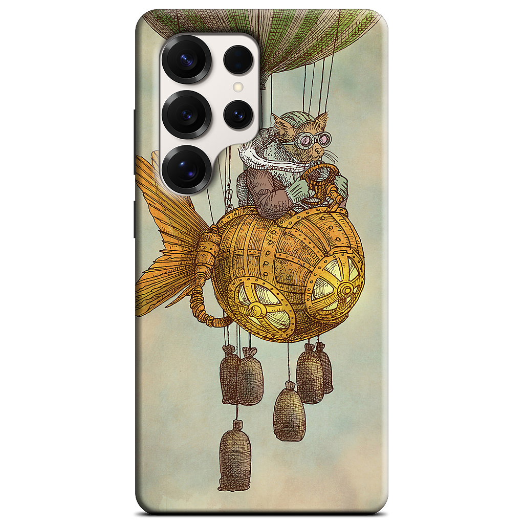 Around The World In A GoldfishFlyer Samsung Case
