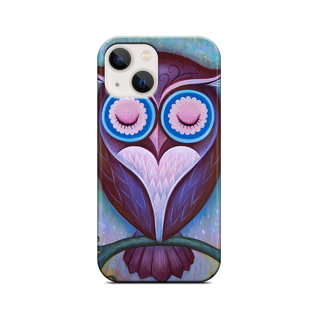 Sleepy Owl iPhone Case