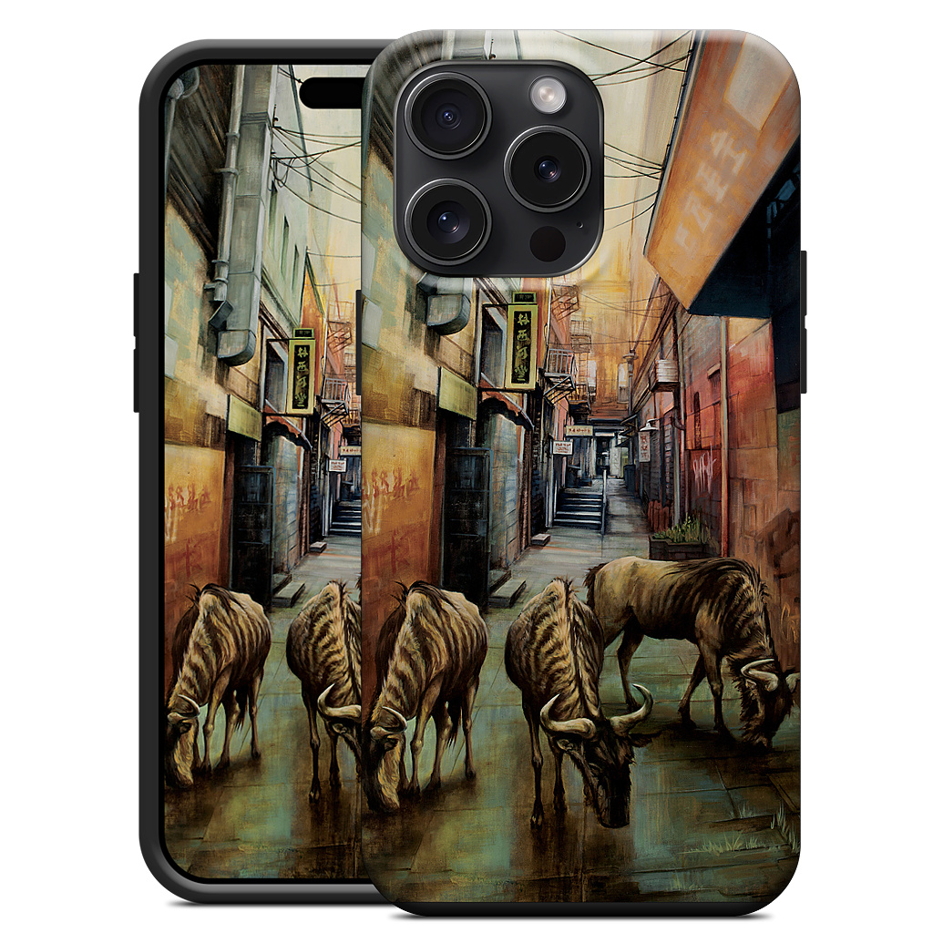 "Street of Three Beasts" -Levinson iPhone Case