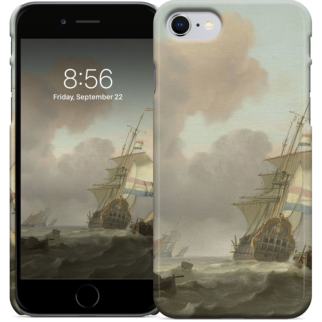 Ships in Choppy Sea iPhone Case