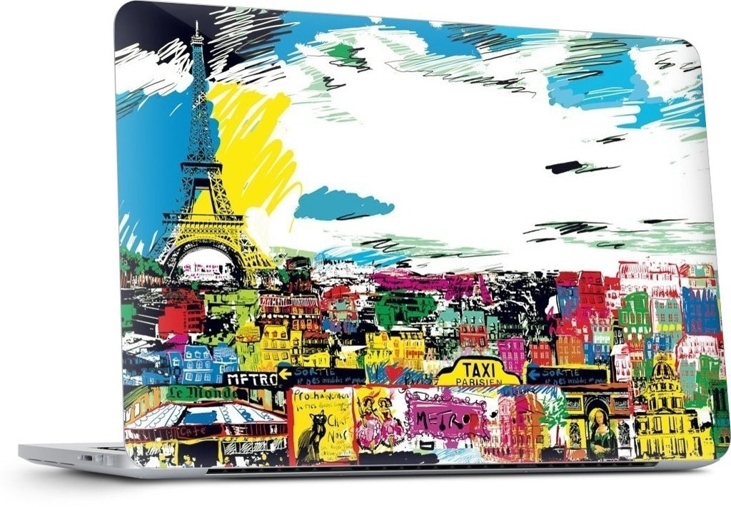 Paris Skyline MacBook Skin