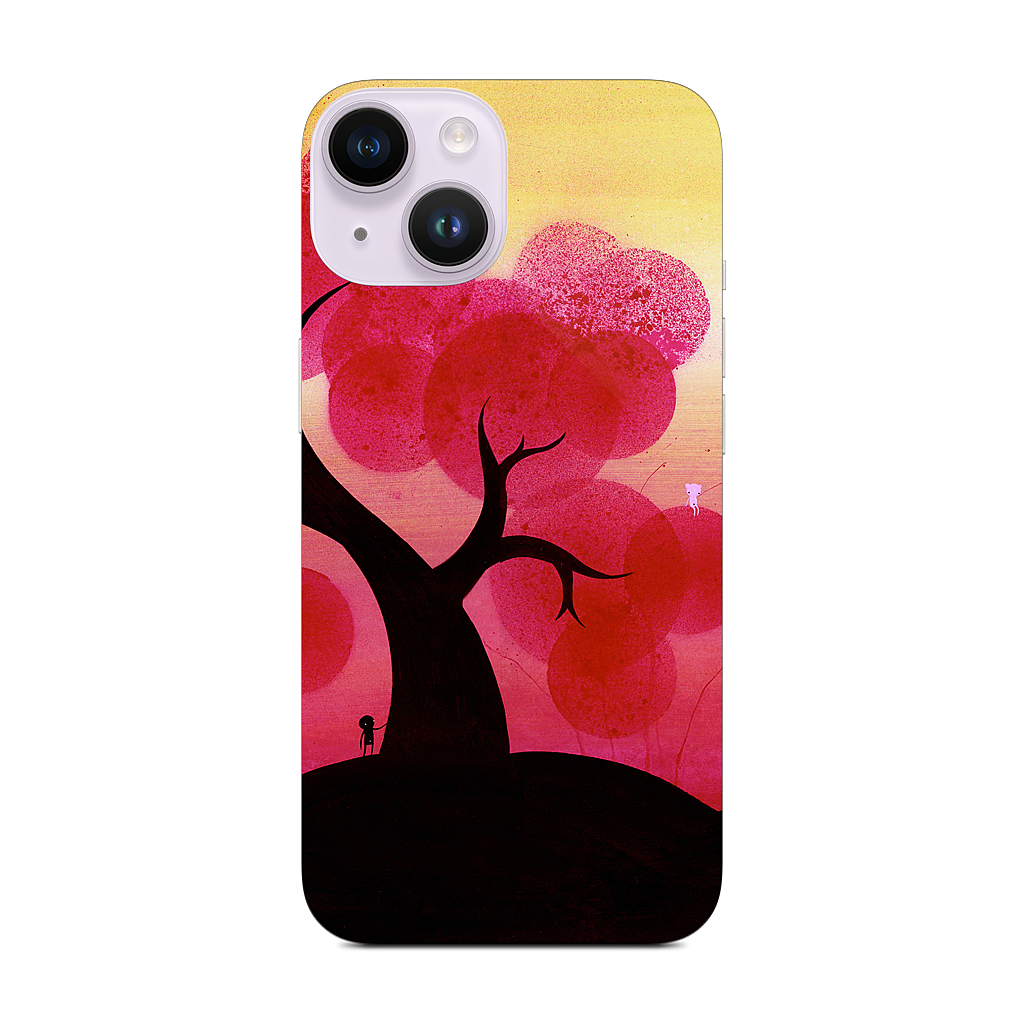 Red Blossoms iPhone Skin
