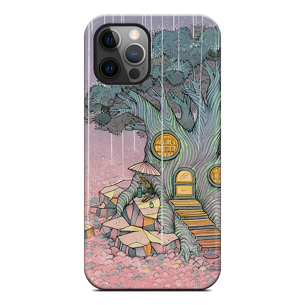Rainy Day In The Library iPhone Case