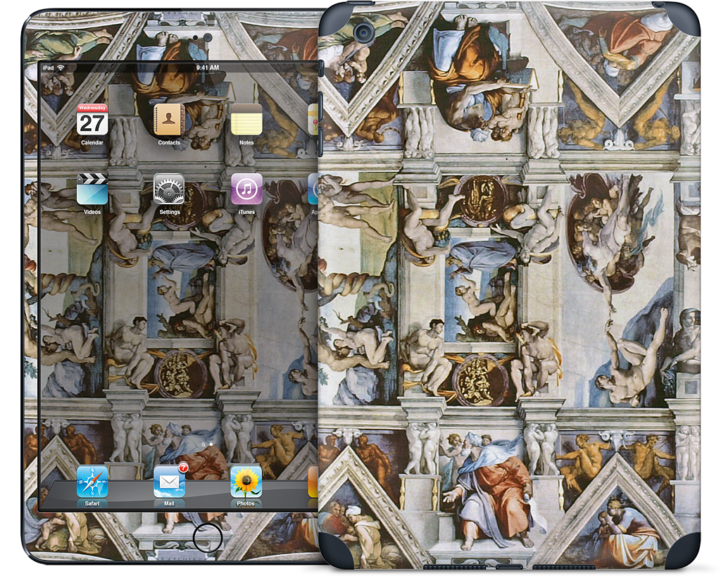 Cappella Sistina Ceiling iPad Skin