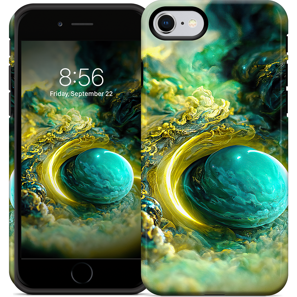 Planetary Accretion iPhone Case