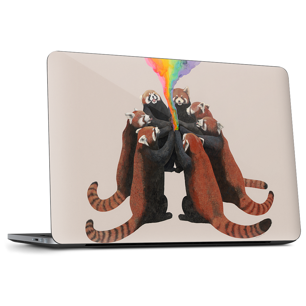 Red Pandas Dell Laptop Skin