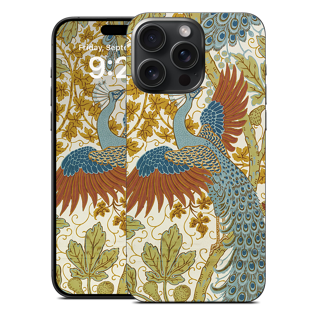 Fig and Peacock iPhone Skin