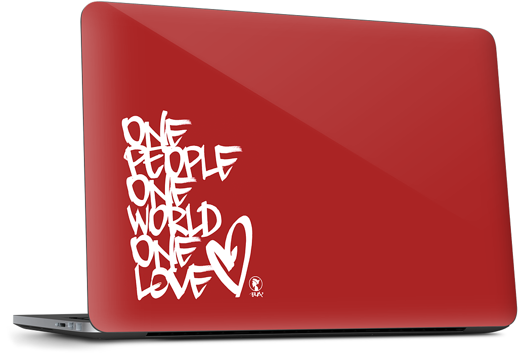 One People, One World, One Love Dell Laptop Skin