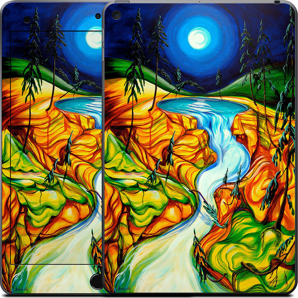 Cup Of Life Athabasca Falls Jasper iPad Skin