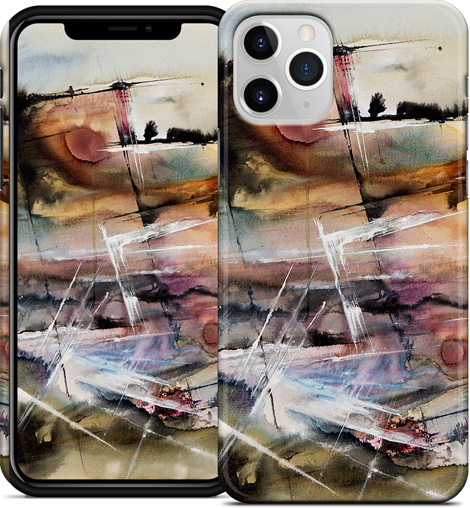 Driving at Dusk iPhone Case