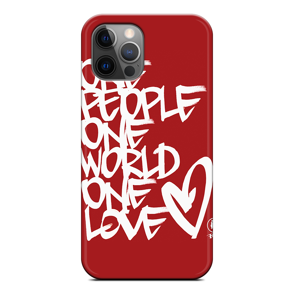 One People, One World, One Love iPhone Case