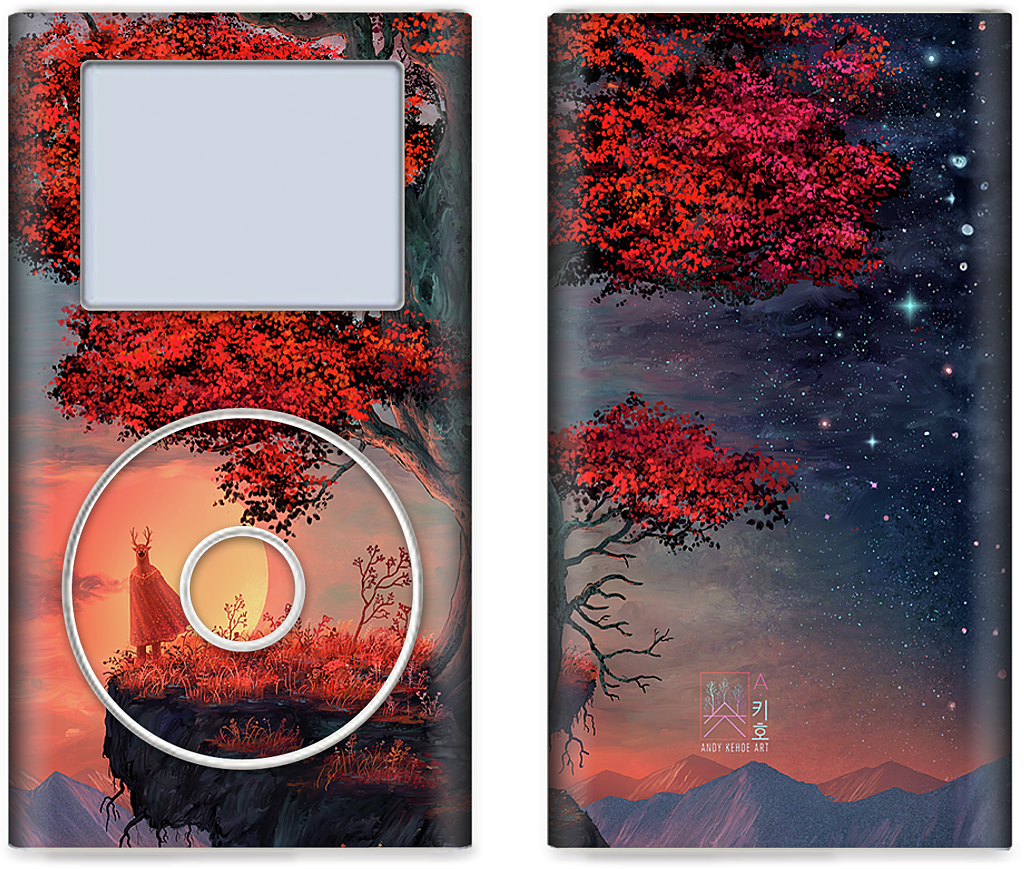 Light & Dark in Equal Parts iPod Skin