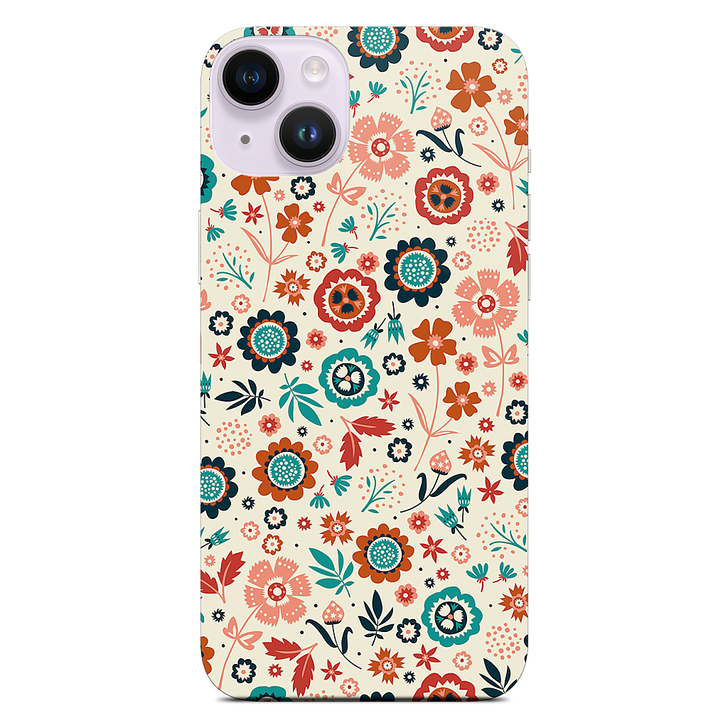 Folk Flowers iPhone Skin