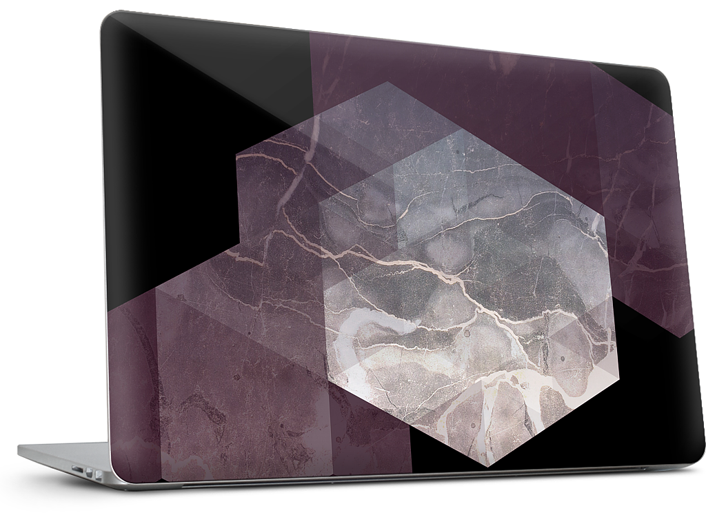 Marble Geometry MacBook Skin