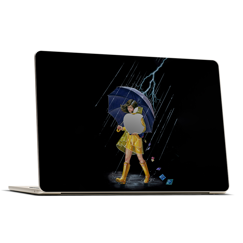 When It Rains It Pours MacBook Skin