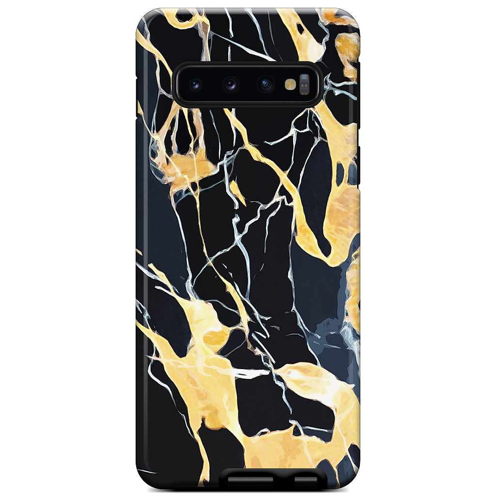 Black Marble Samsung Case