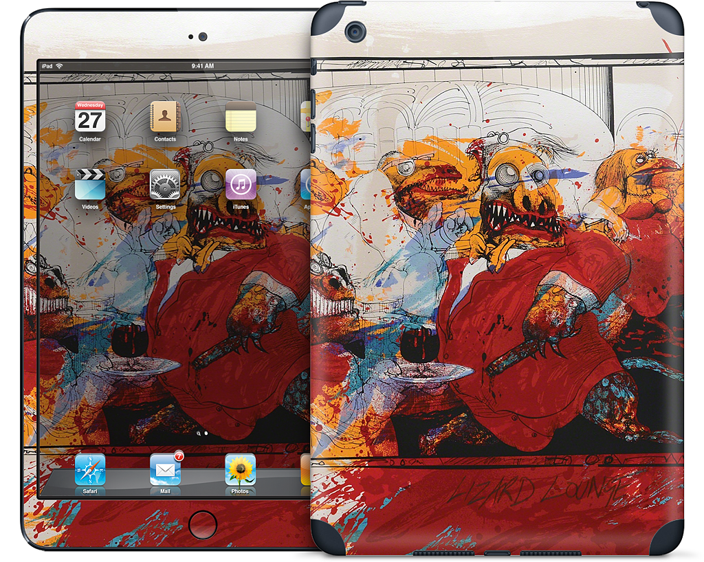 Lizard Lounge iPad Skin