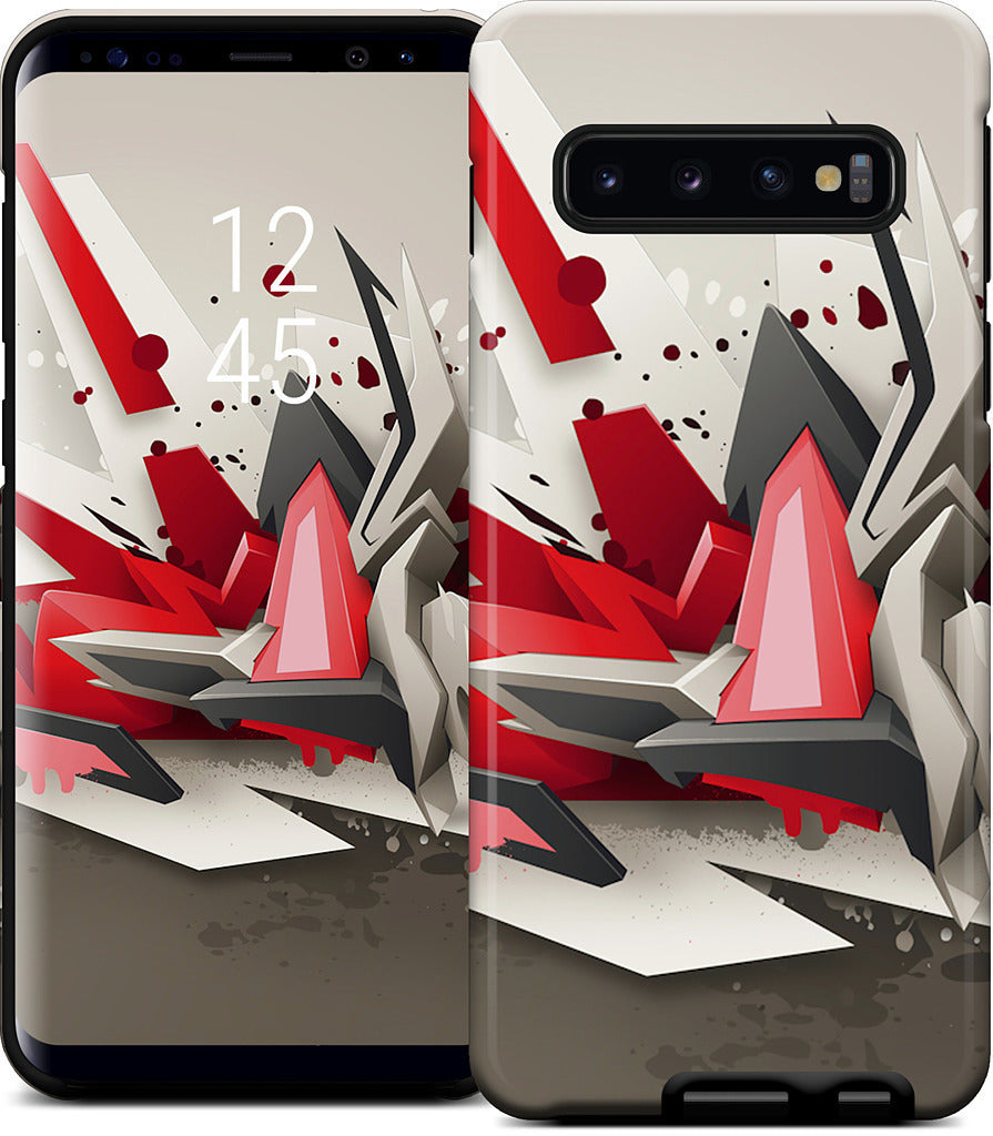 Red Metal Samsung Case
