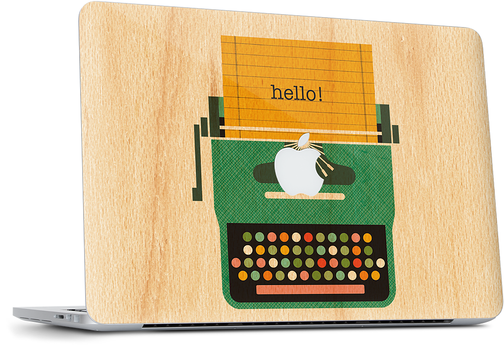 Typewriter MacBook Skin