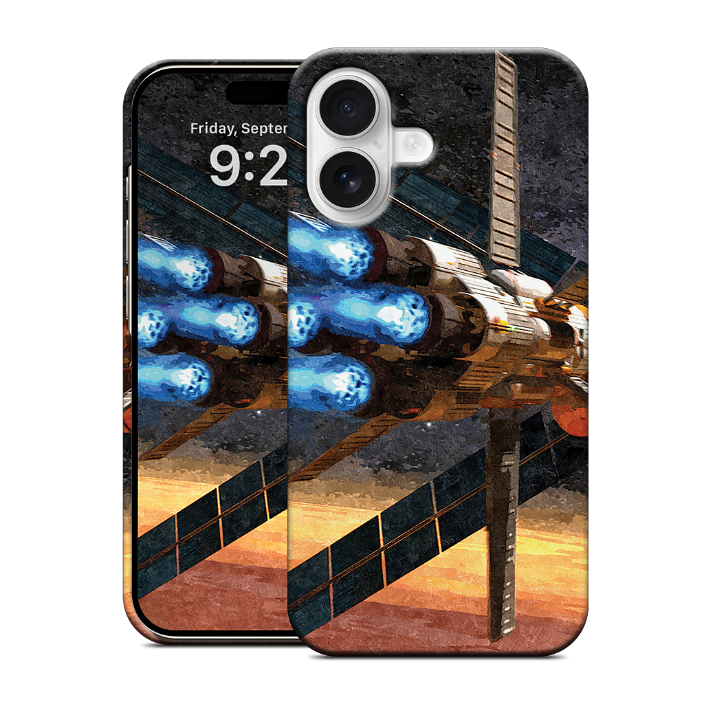Mars Orbit iPhone Case
