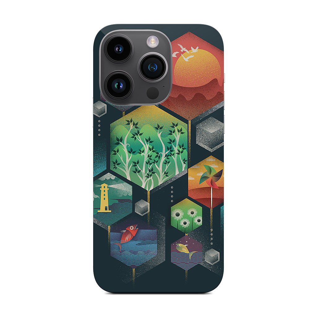 Geometrical Wonders iPhone Skin