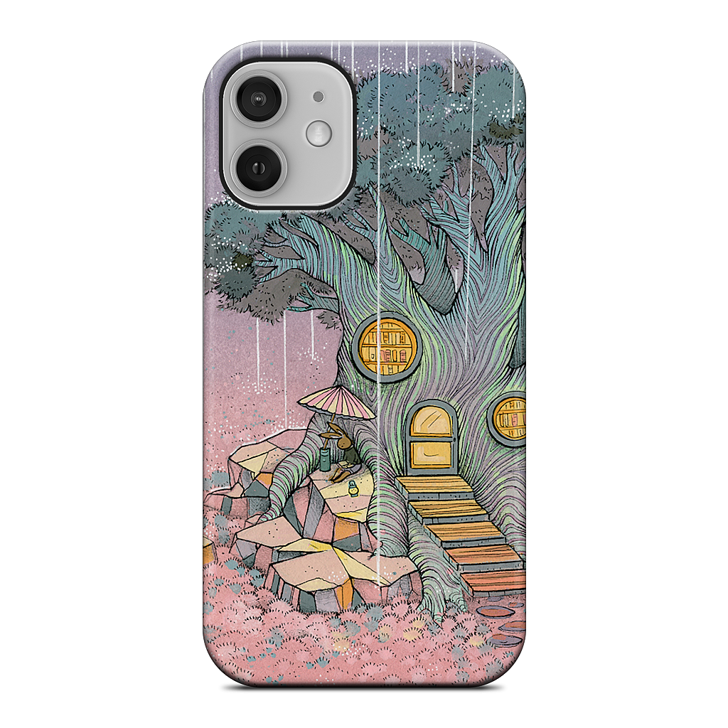 Rainy Day In The Library iPhone Case