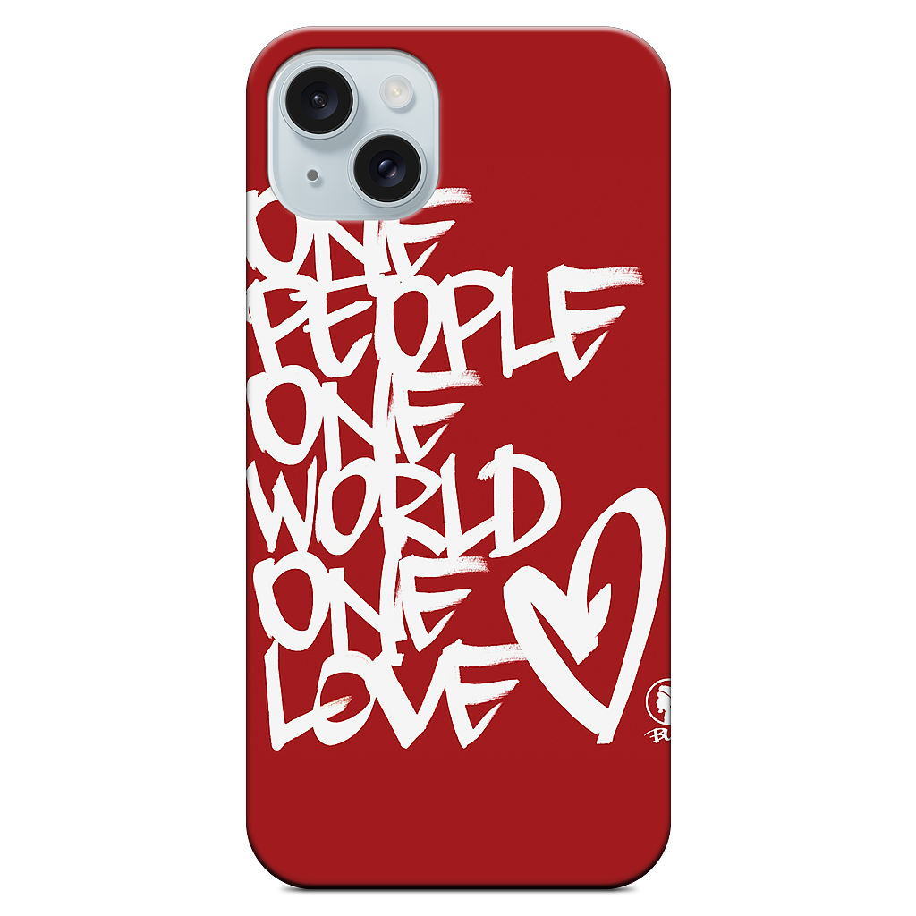 One People, One World, One Love iPhone Case