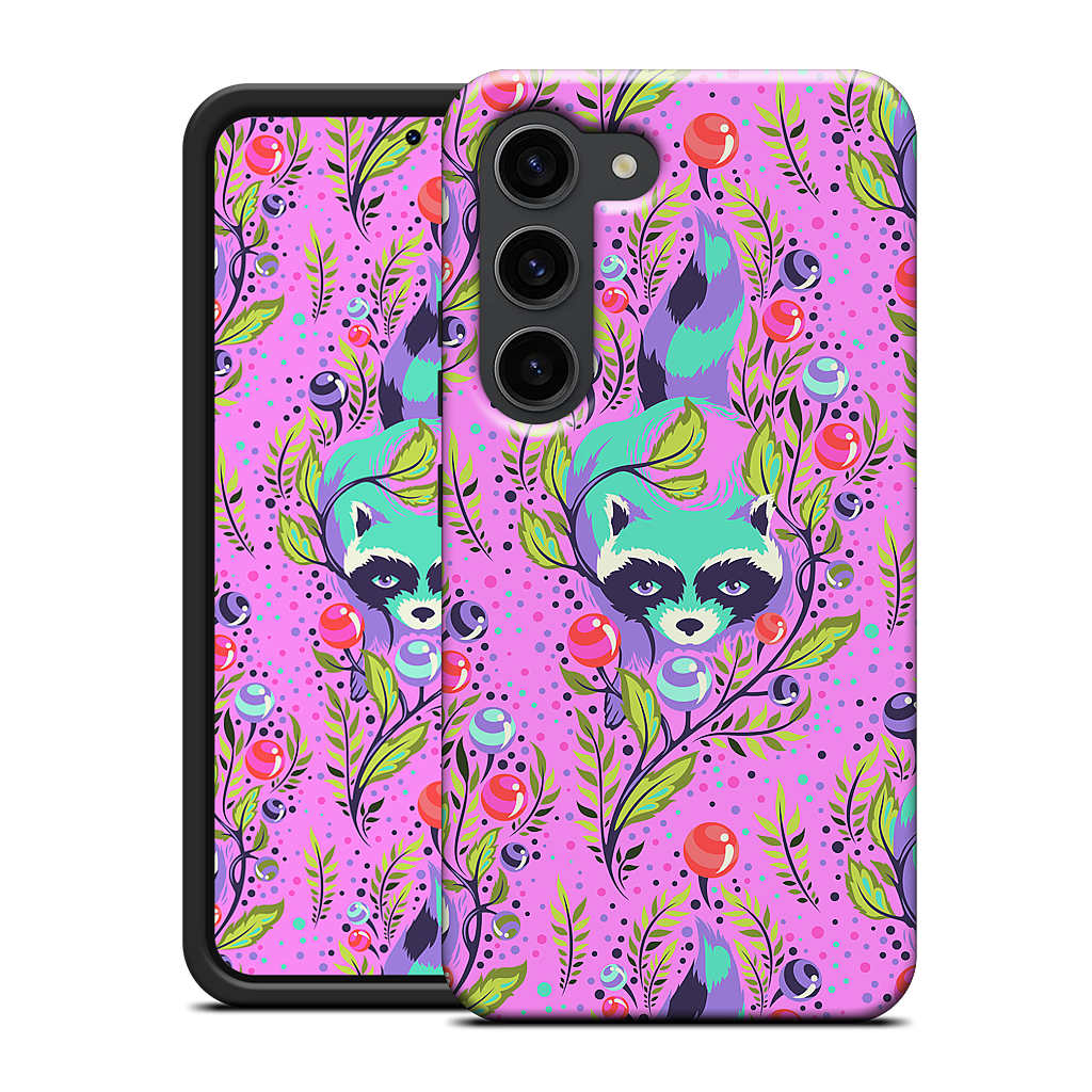 Raccoon Fuchsia Samsung Case