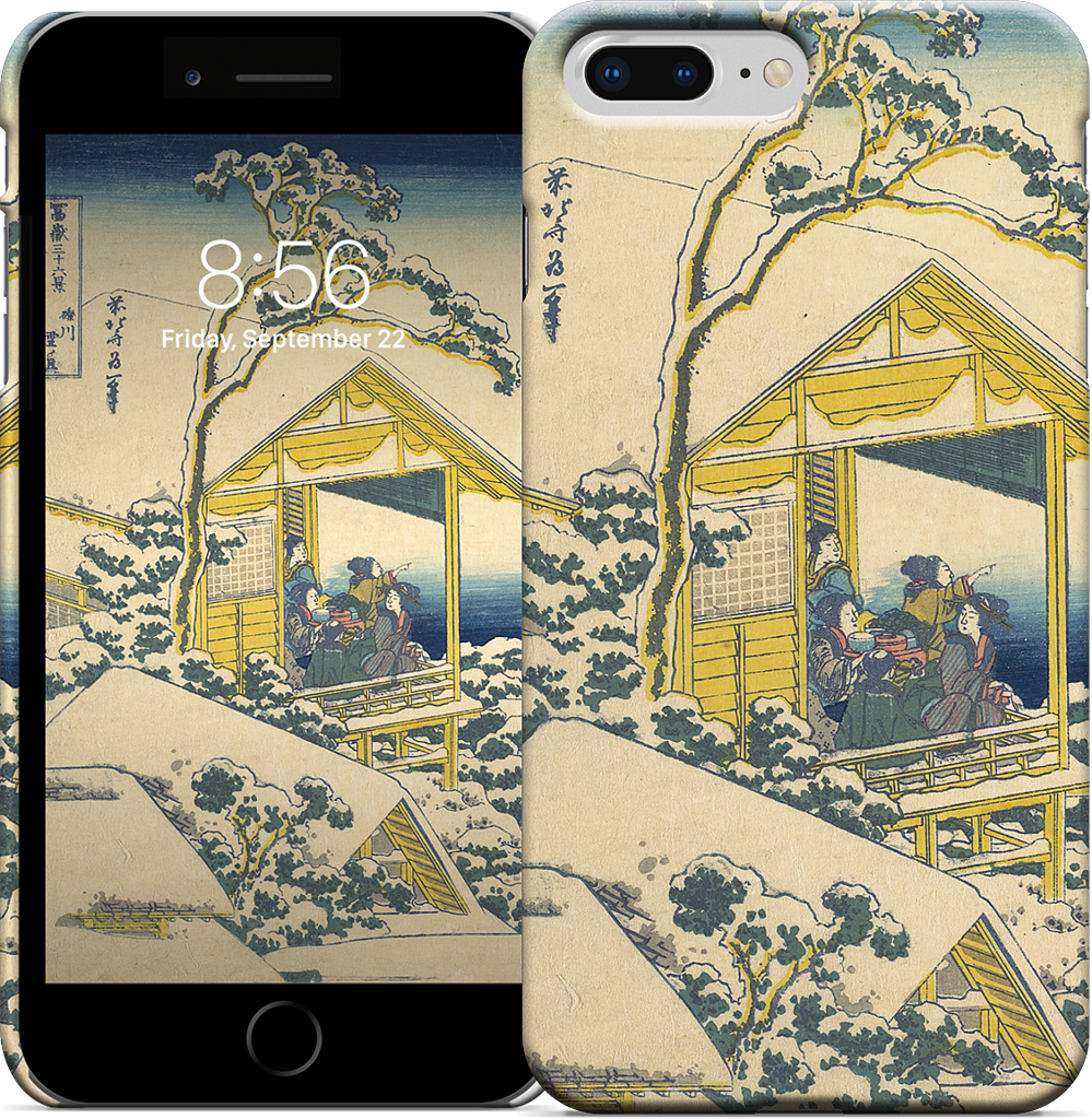 Morning After the Snow at Koishikawa in Edo (Koishikawa yuki no ashita) iPhone Case