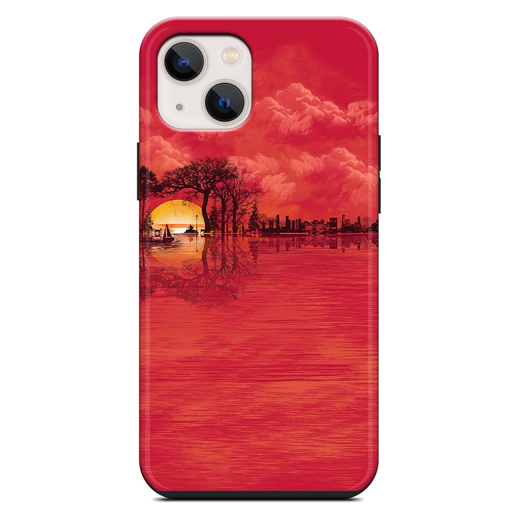 Musical Sunset iPhone Case