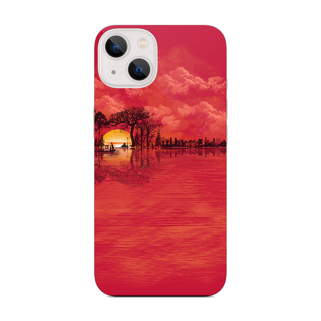 Musical Sunset iPhone Skin