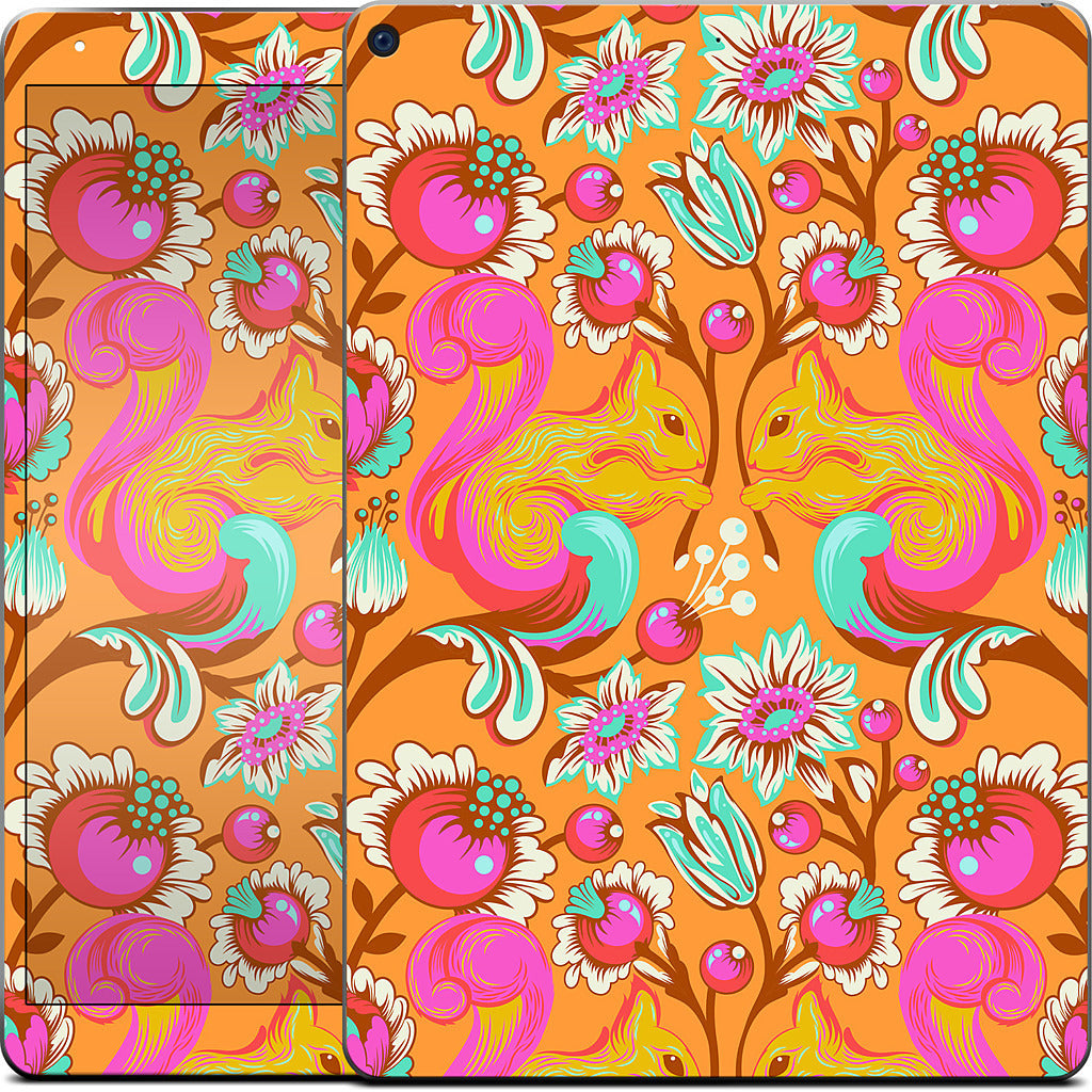 Squirrel Begonia iPad Skin