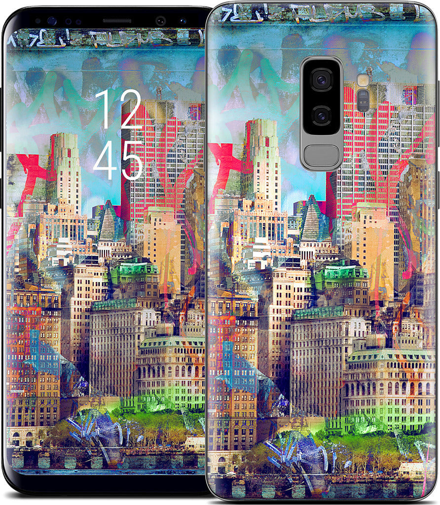 Graffiti Skyline Samsung Skin