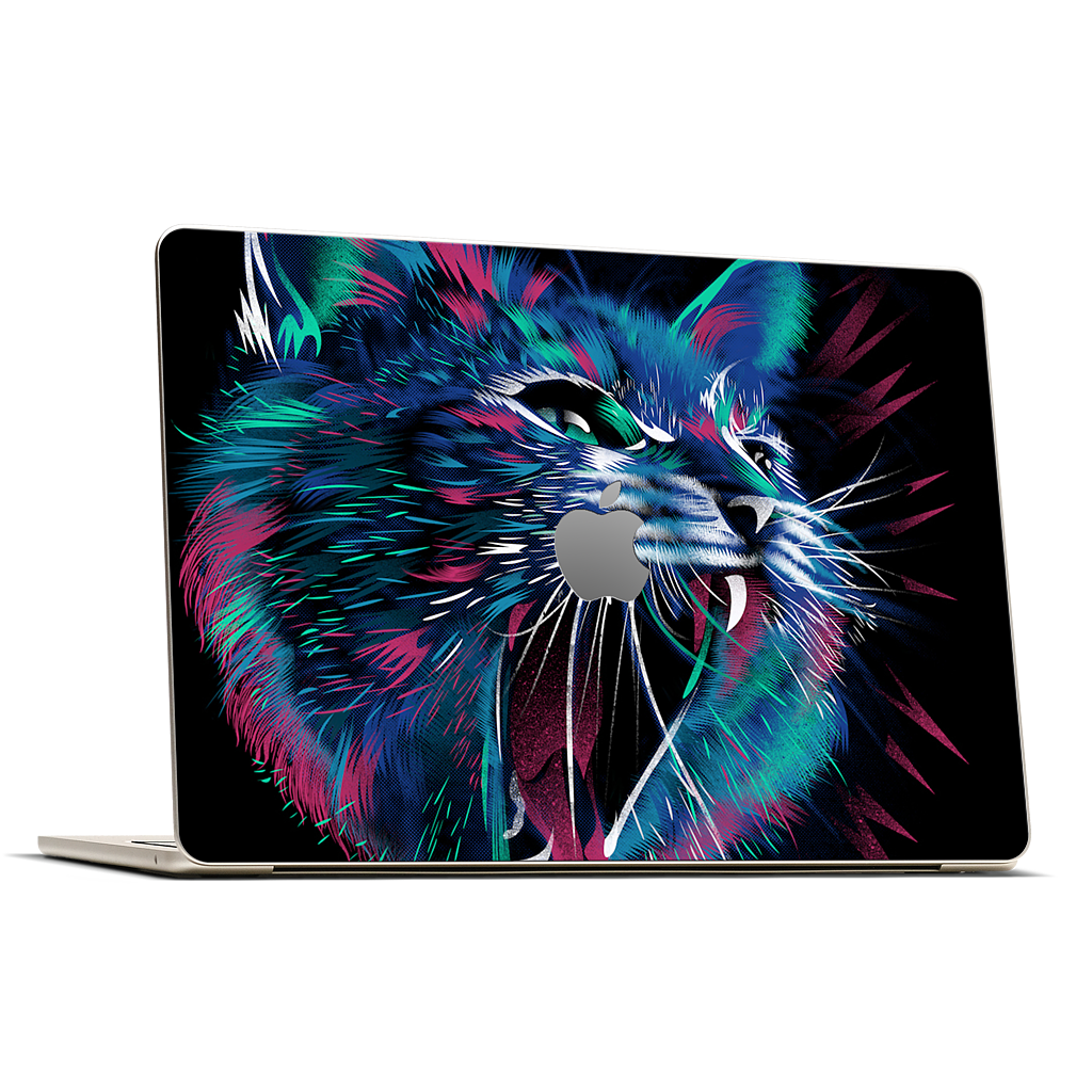 WILD CAT MacBook Skin
