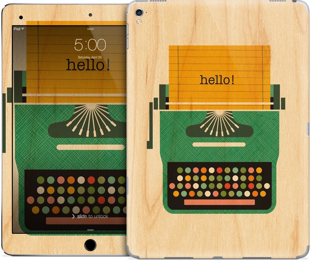 Typewriter iPad Skin
