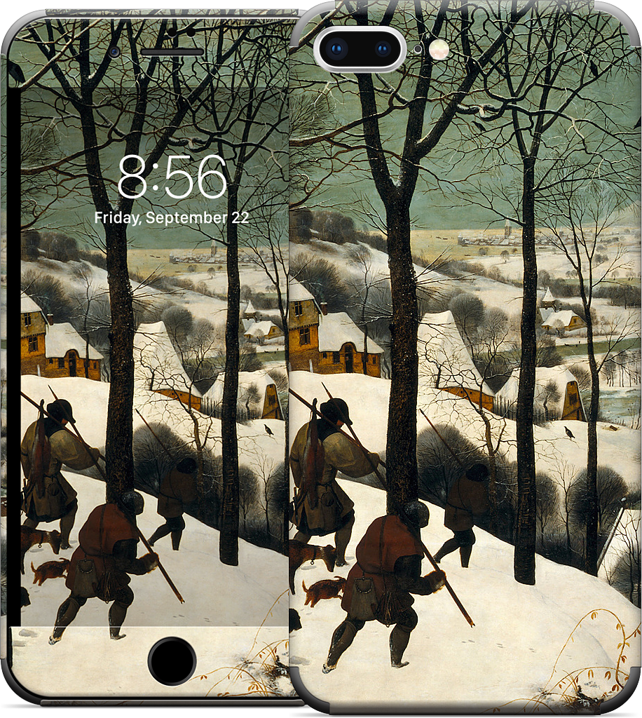 Hunters in the Snow iPhone Skin