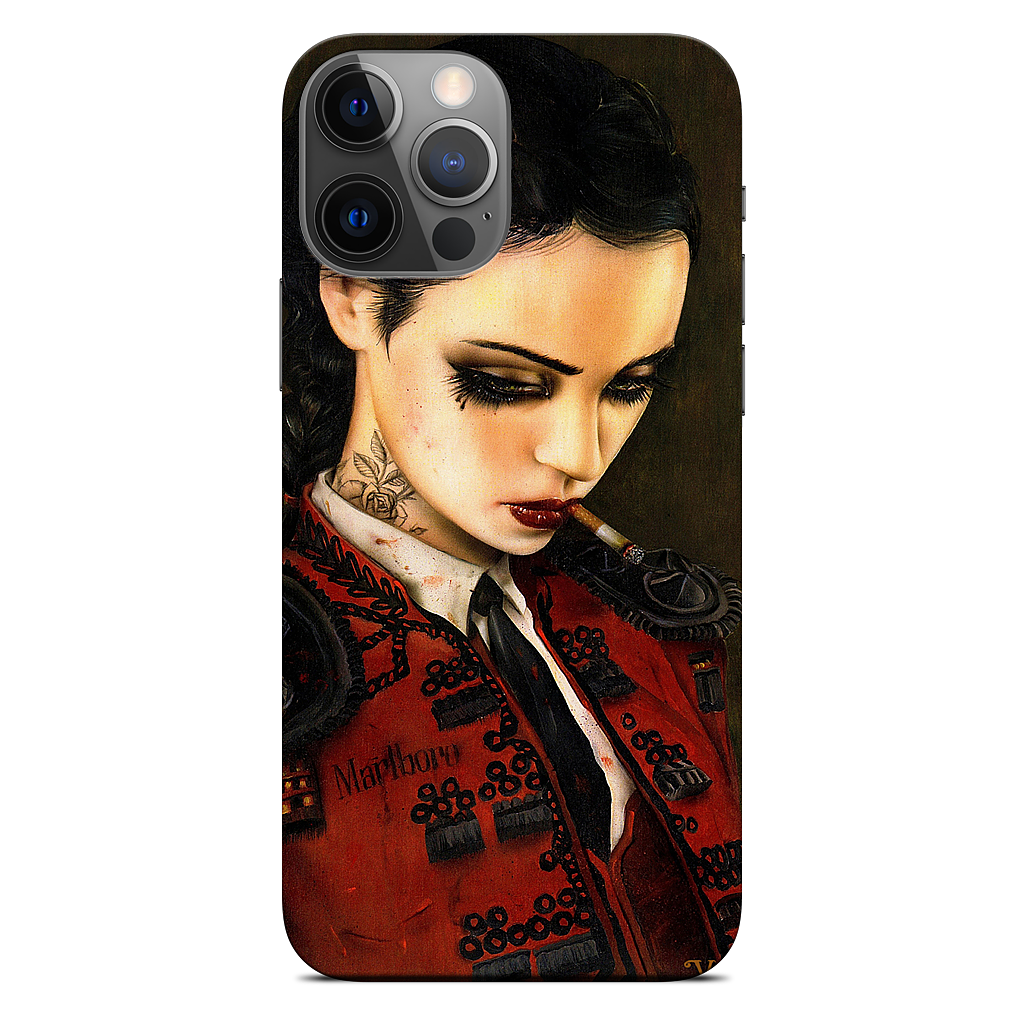 Bull Fight Her iPhone Skin
