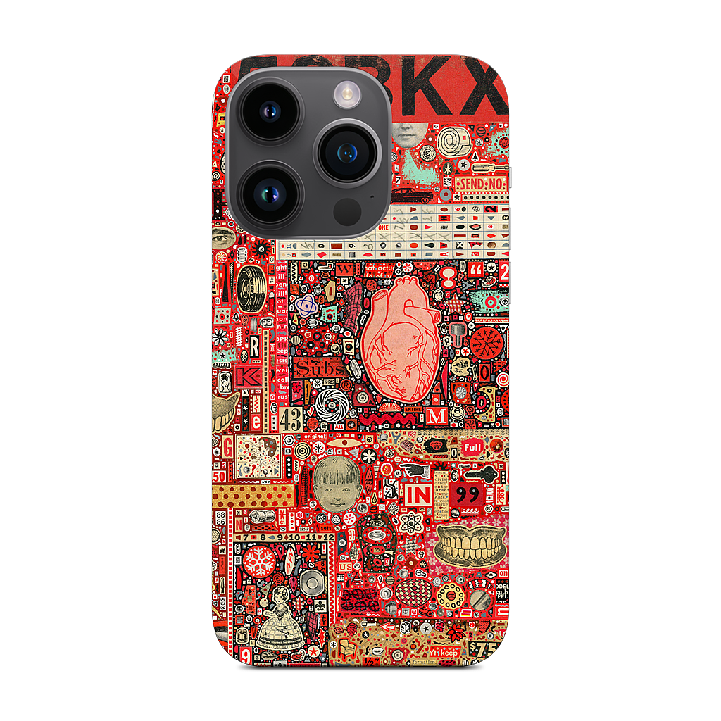 Big Numbers - Heart and Teeth iPhone Skin