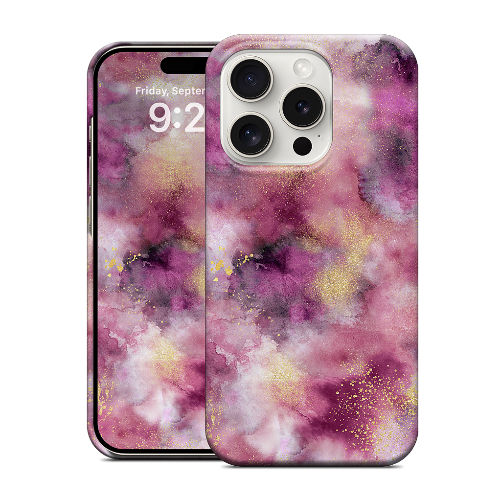 Watercolor Marble Pink Gold iPhone Case