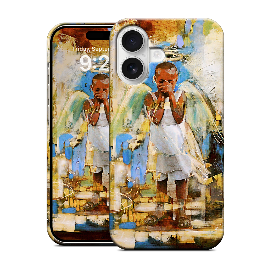 Shy Angel iPhone Case
