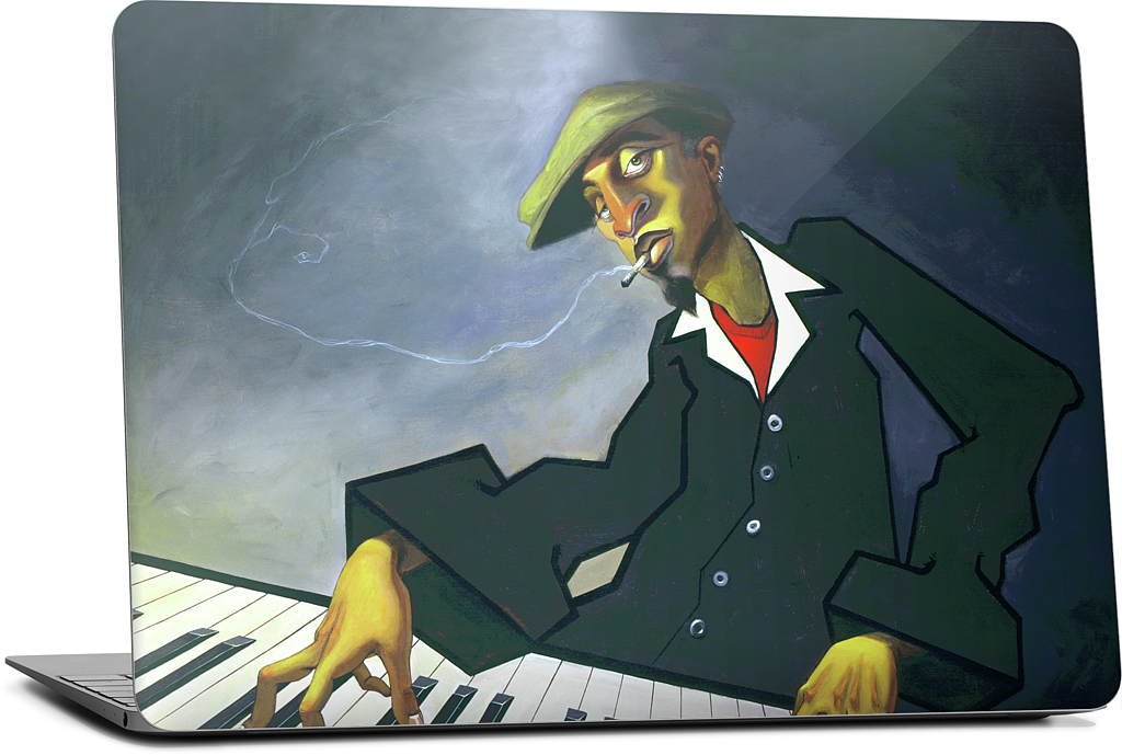 Piano Man II MacBook Skin