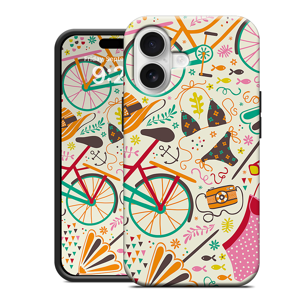 Seaside Cycle iPhone Case