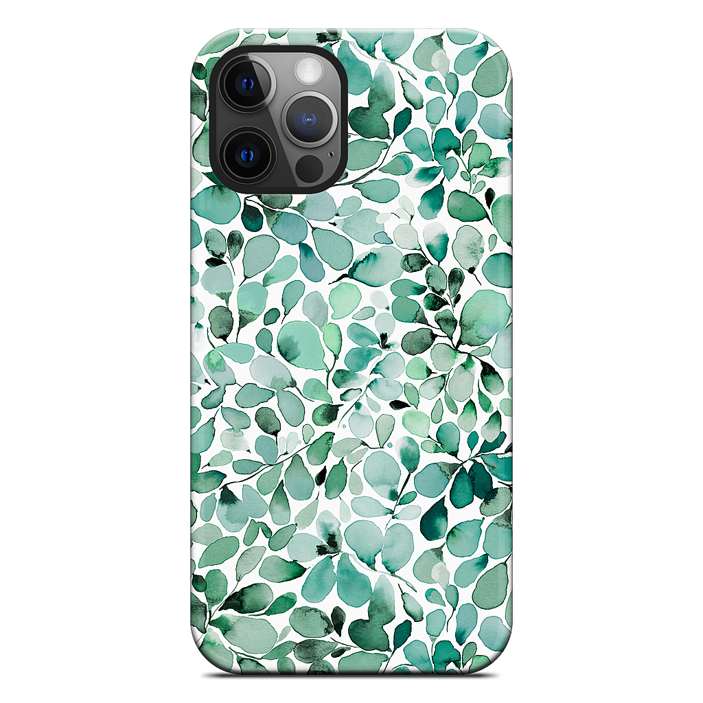 Eucalyptus Leafy Green iPhone Case