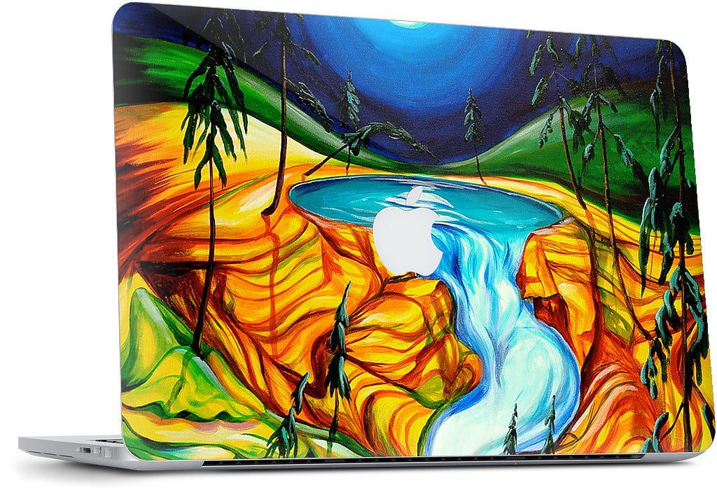 Cup Of Life Athabasca Falls Jasper MacBook Skin