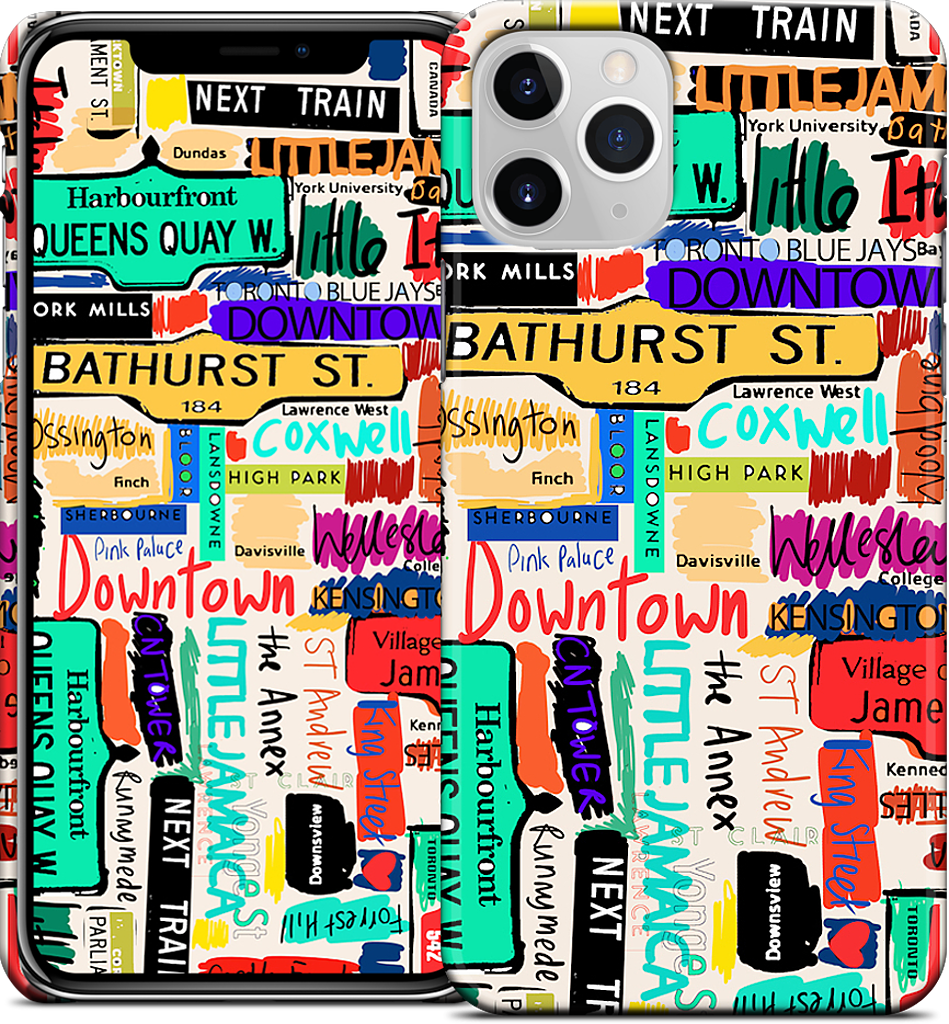 Toronto words iPhone Case