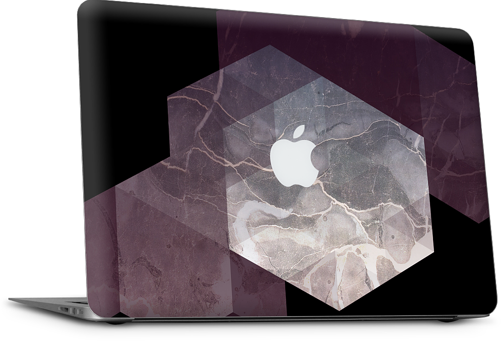 Marble Geometry MacBook Skin