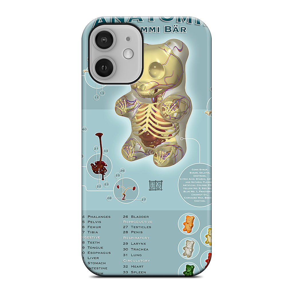 Gummi Anatomie iPhone Case
