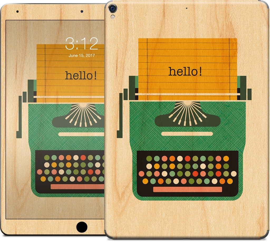 Typewriter iPad Skin