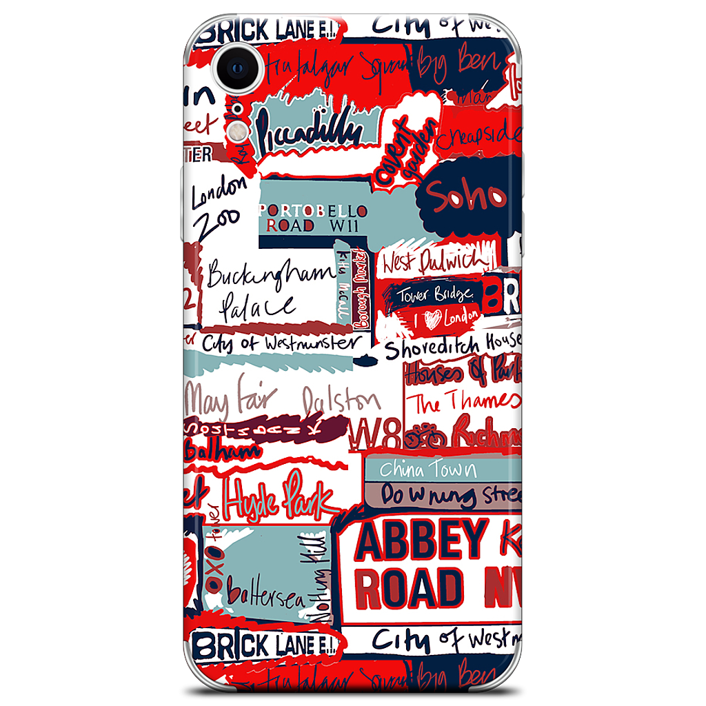 London Words iPhone Skin